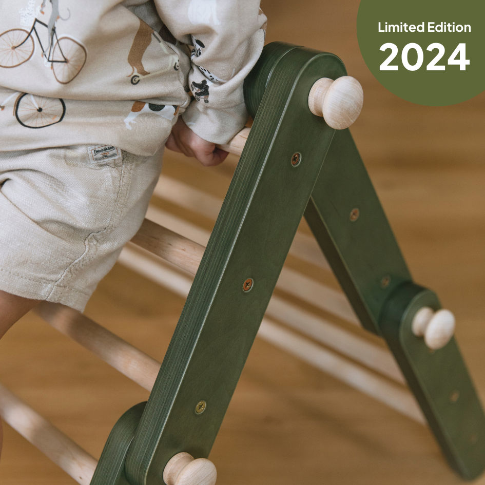 Limitierte Auflage 2024 🦍 • Klettergerüste MOPITRI® und FIPITRI in Waldgrün