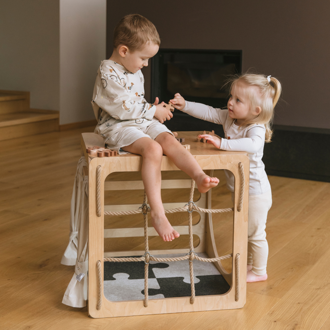 Filz-Puzzle-Spielmatte • Erweiterung für Kletterspielzeuge
