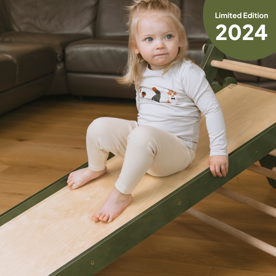 Limitierte Auflage 2024 🦍 • Klettergerüste MOPITRI® und FIPITRI in Waldgrün
