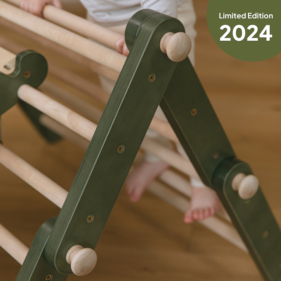 Limitierte Auflage 2024 🦍 • Klettergerüste MOPITRI® und FIPITRI in Waldgrün