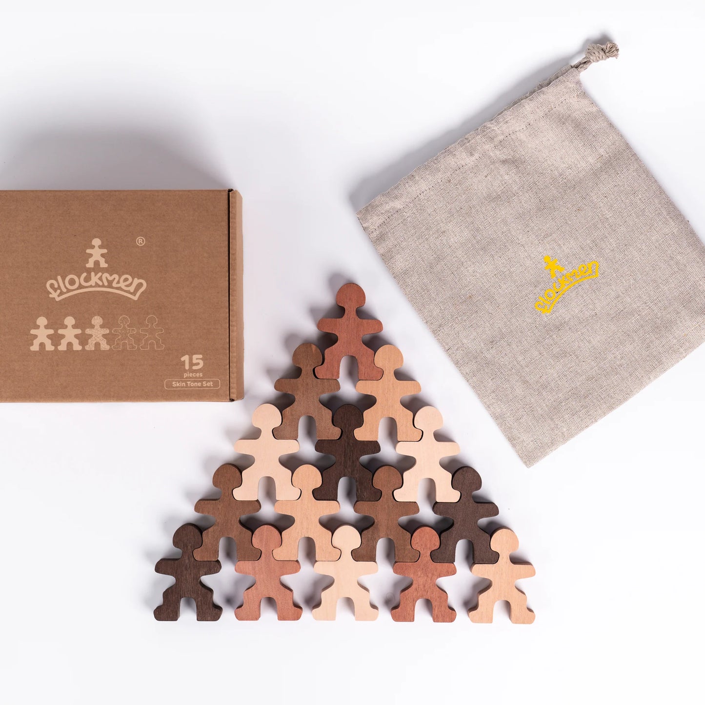 Flockmen® • Skin Tone set (15 pcs)