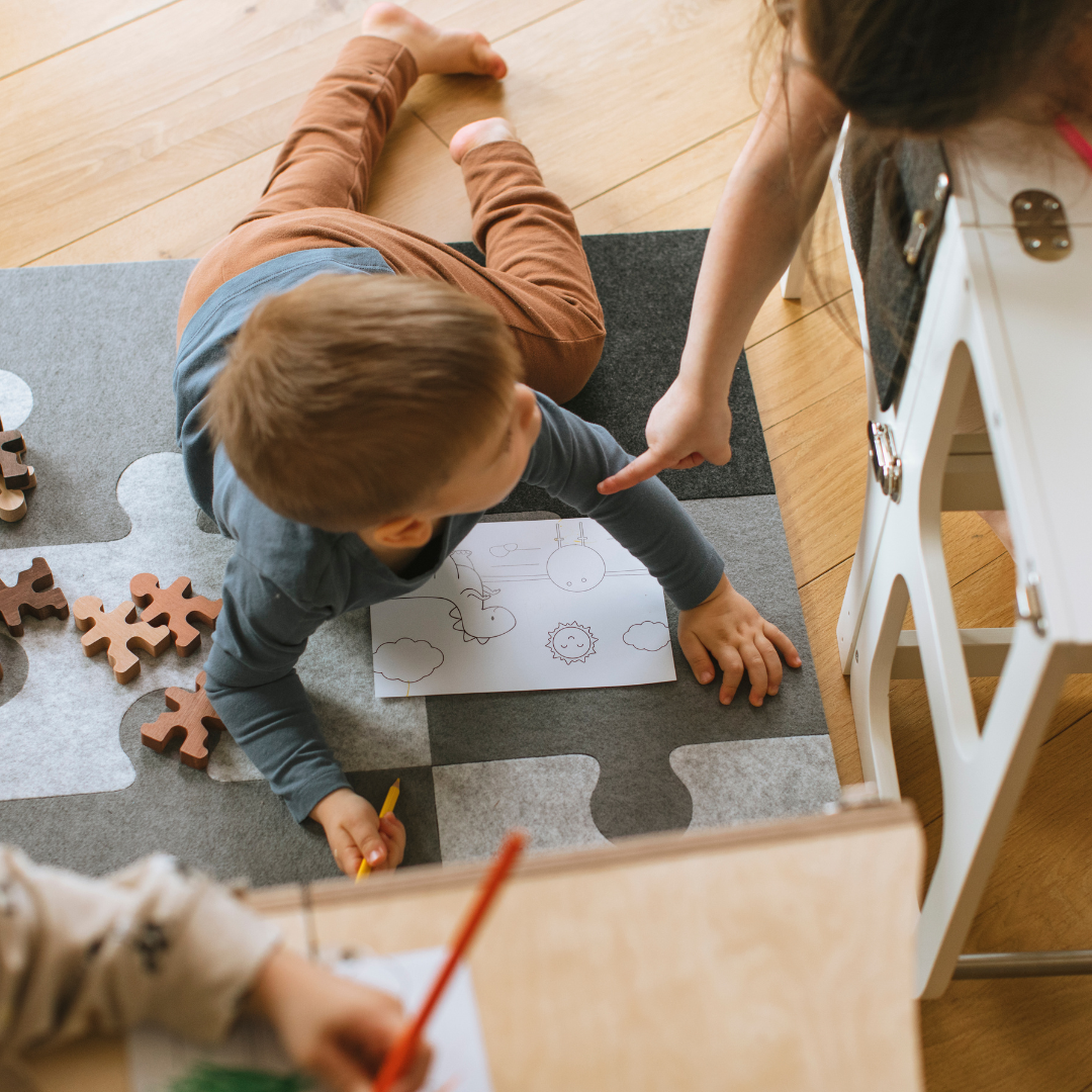 Filz-Puzzle-Spielmatte • Erweiterung für Kletterspielzeuge