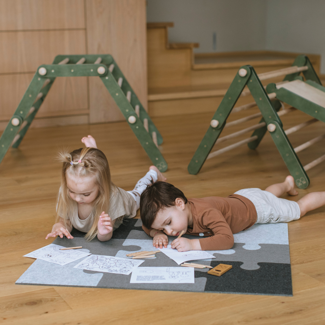 Filz-Puzzle-Spielmatte • Erweiterung für Kletterspielzeuge