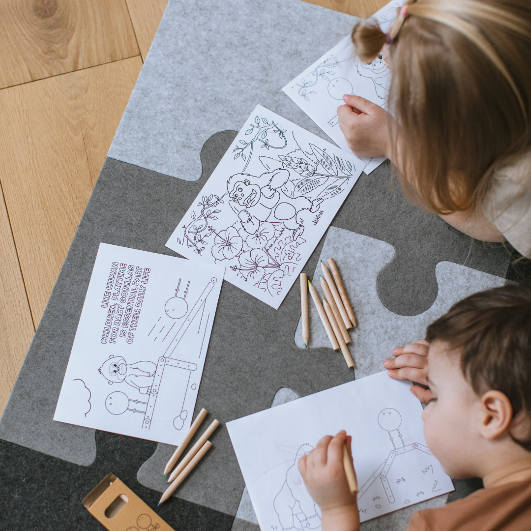Filz-Puzzle-Spielmatte • Erweiterung für Kletterspielzeuge