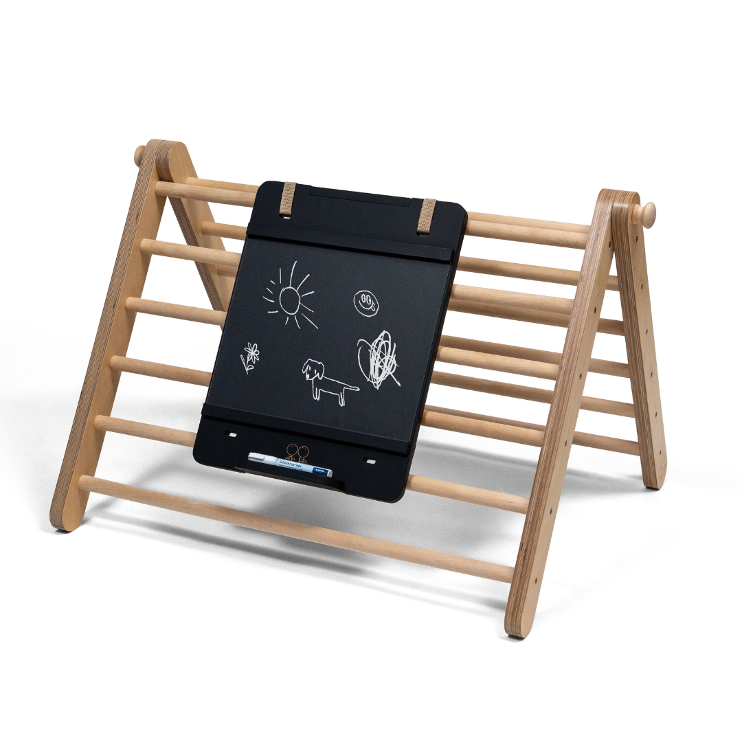 Pizarra de Doble Cara • Complemento para Torres de Aprendizaje y Juguetes de Escalada