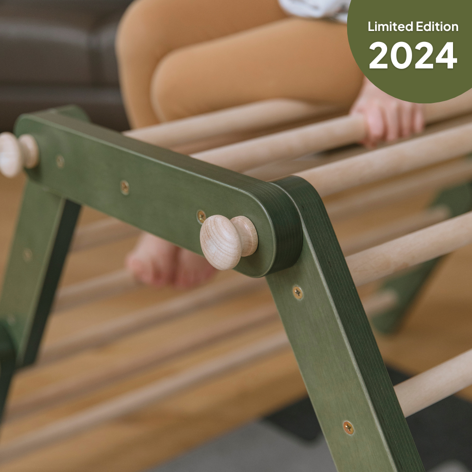 Limitierte Auflage 2024 🦍 • Klettergerüste MOPITRI® und FIPITRI in Waldgrün