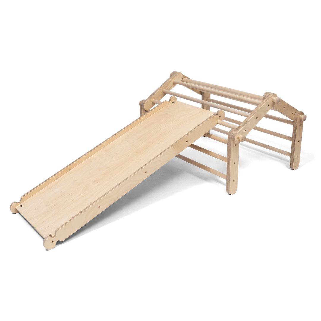 Rampe de glisse + escalade • pour cadres d’escalade et cube de jeu