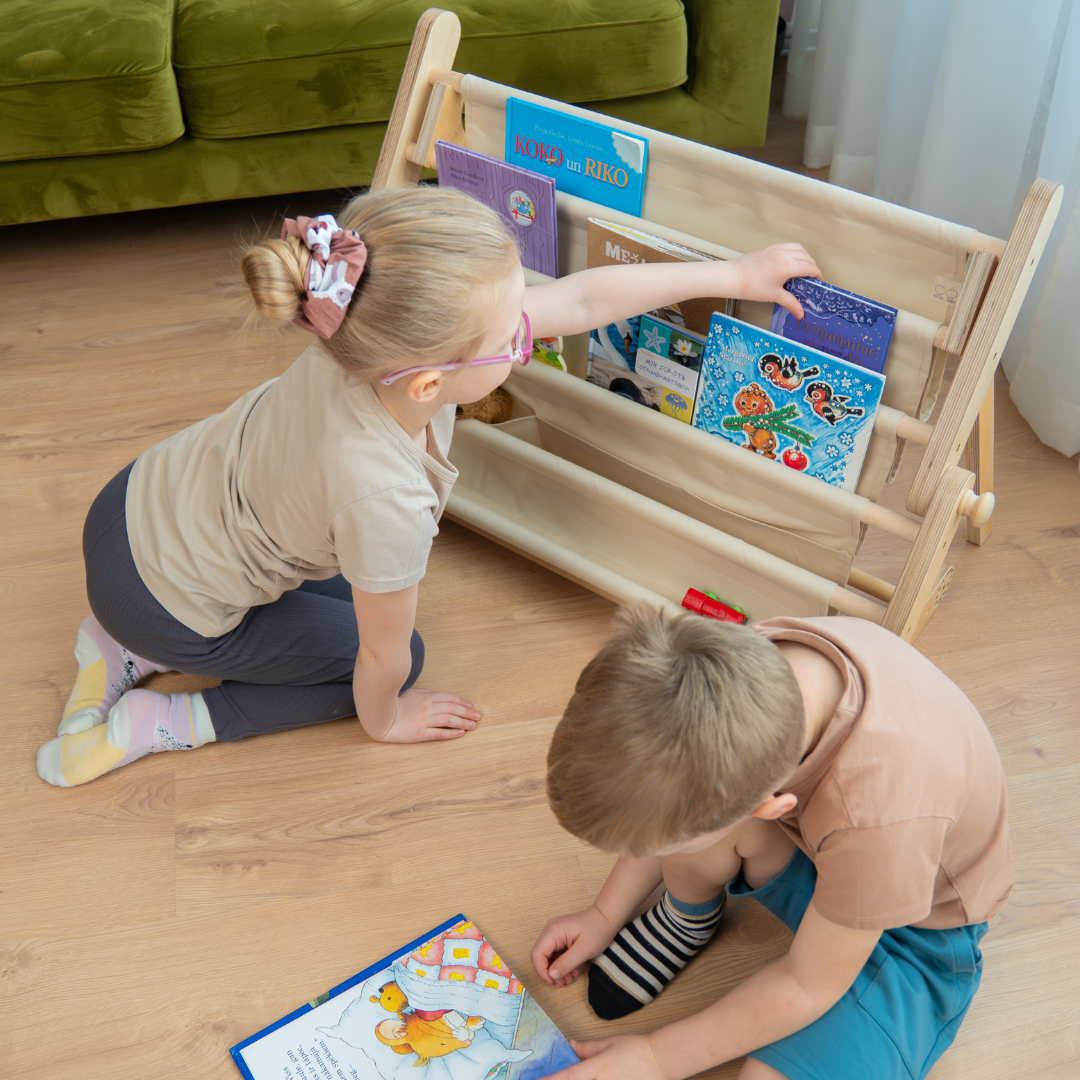 Montessori Bookshelf • Add-on for climbing frames