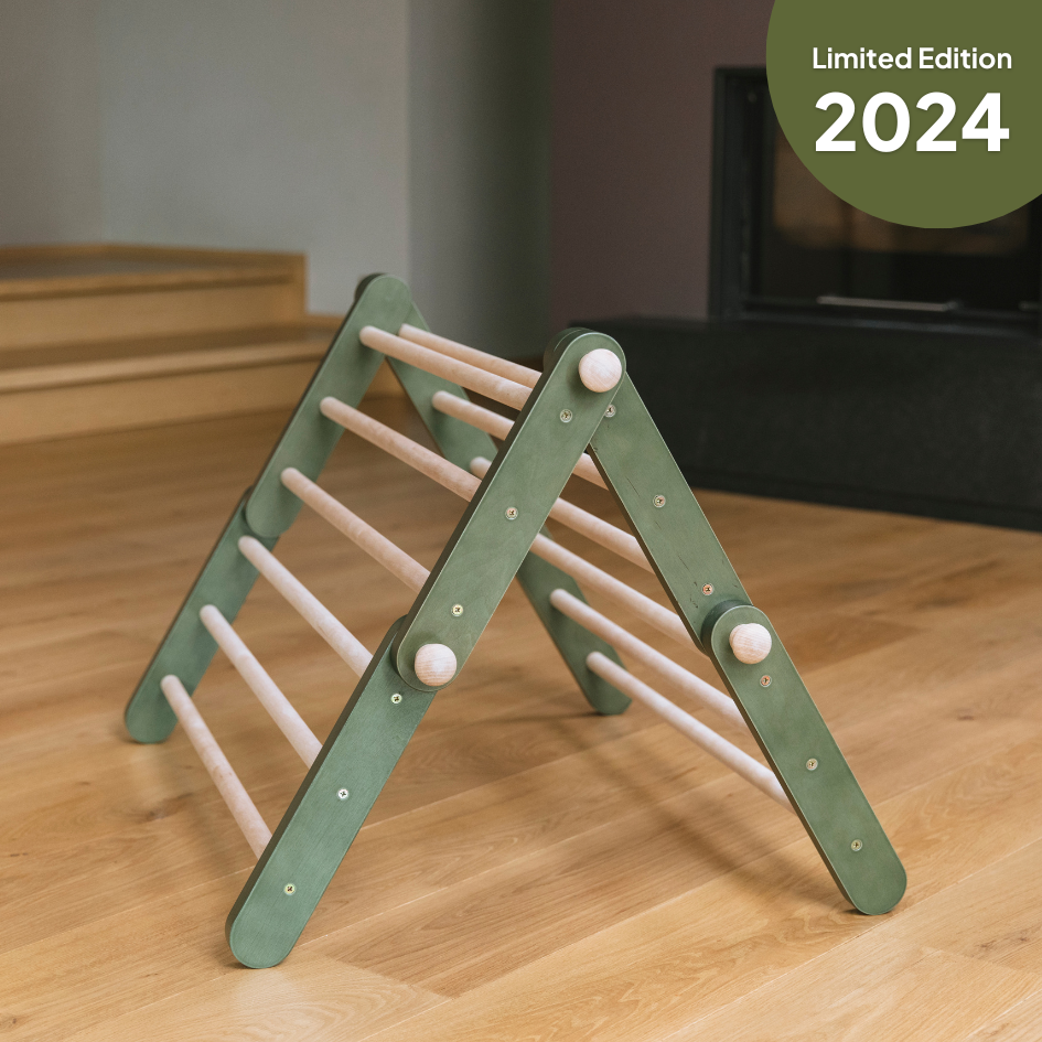 Limitierte Auflage 2024 🦍 • Klettergerüste MOPITRI® und FIPITRI in Waldgrün