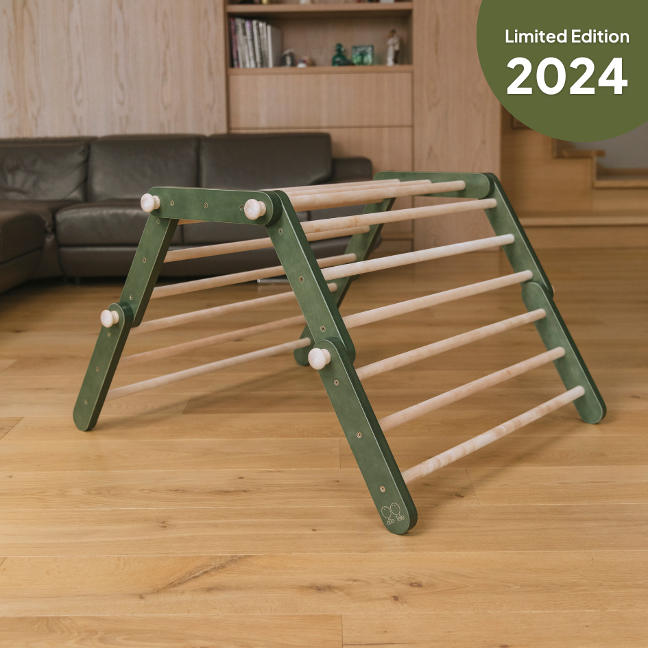 Limitierte Auflage 2024 🦍 • Klettergerüste MOPITRI® und FIPITRI in Waldgrün
