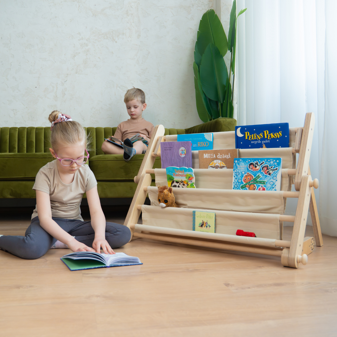 Montessori Bookshelf • Add-on for climbing frames