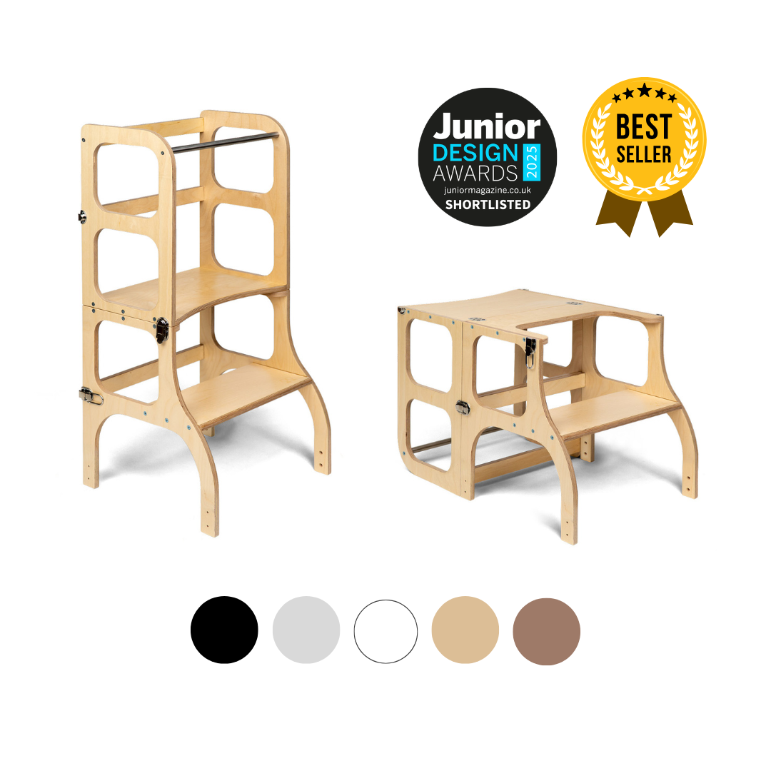 STEP'n'SIT® • Helper Tower - Table • Convertible 2-in-1