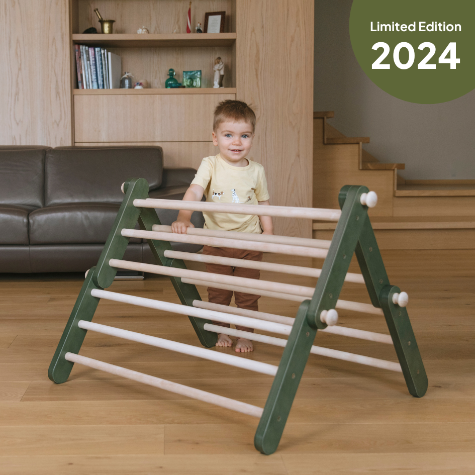 Limitierte Auflage 2024 🦍 • Klettergerüste MOPITRI® und FIPITRI in Waldgrün