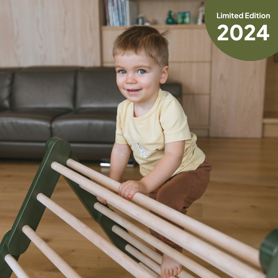 Limitierte Auflage 2024 🦍 • Klettergerüste MOPITRI® und FIPITRI in Waldgrün