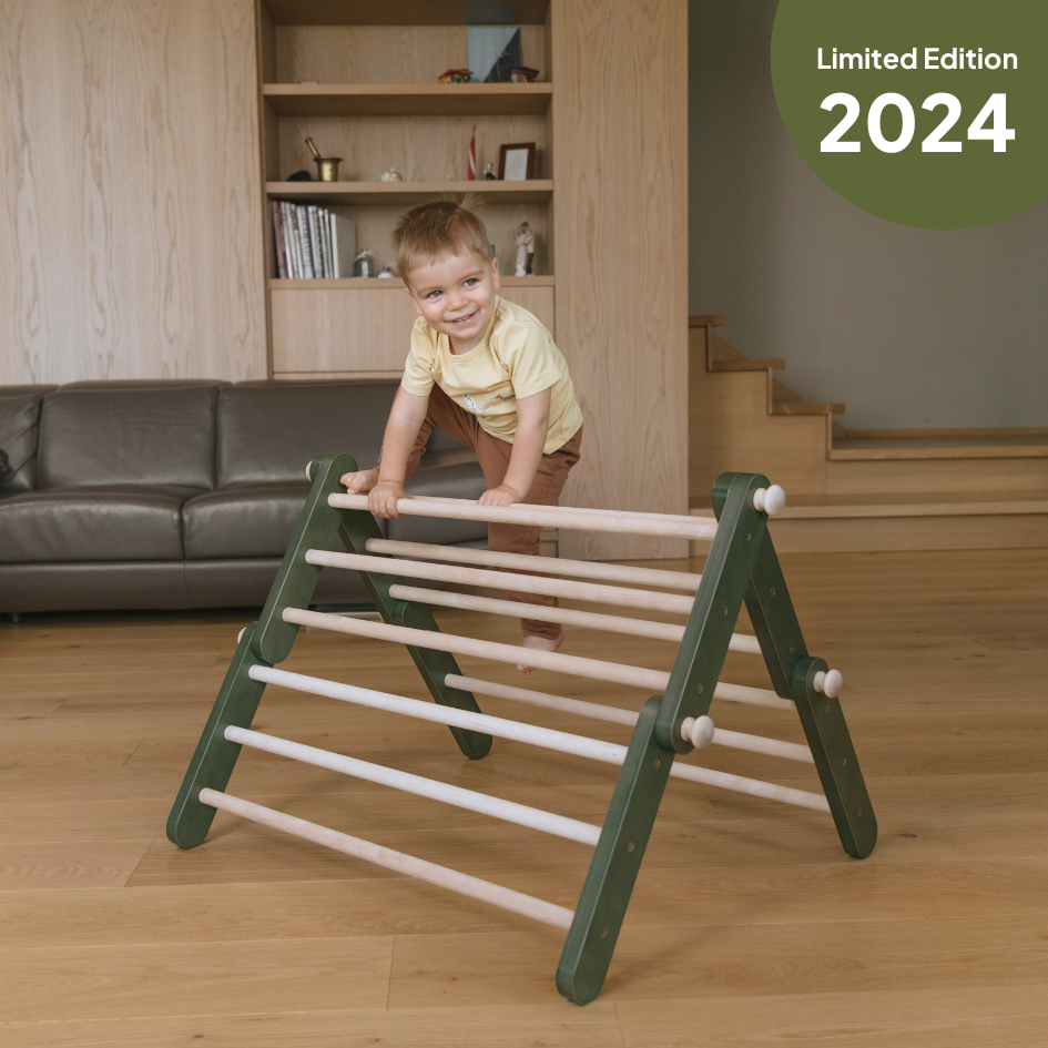 Limitierte Auflage 2024 🦍 • Klettergerüste MOPITRI® und FIPITRI in Waldgrün