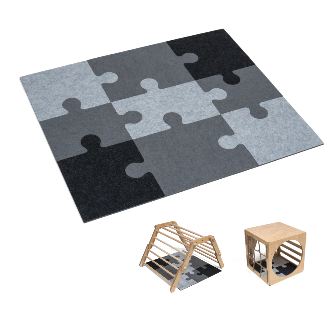 Filz-Puzzle-Spielmatte • Erweiterung für Kletterspielzeuge