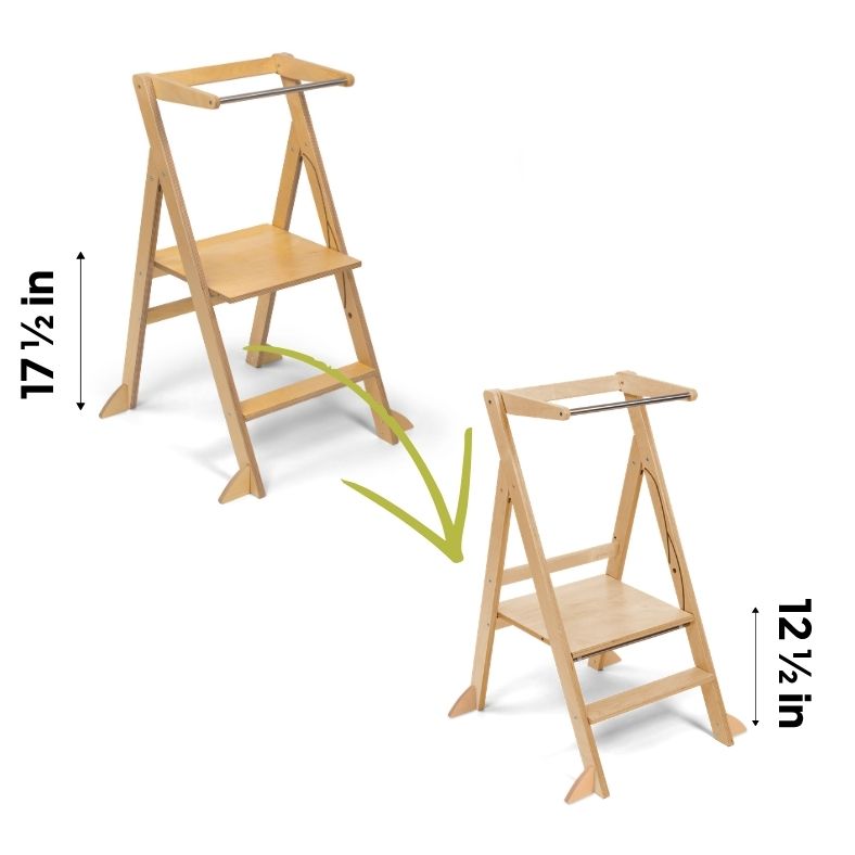 Two heights, one tower