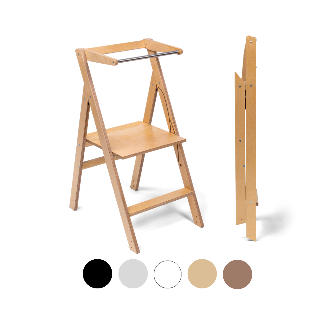 STEP'n'FOLD • Foldable Helper Tower with Adjustable Height – Ette Tete