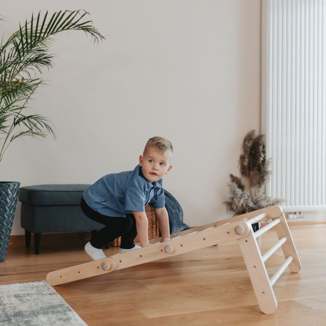 Modifiable climbing frame MOPITRI®, inspired by Emmi Pikler - Ette Tete