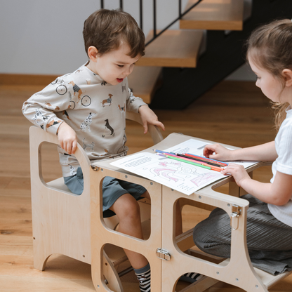 MIIMO • Adjustable height step stool / exhibition model