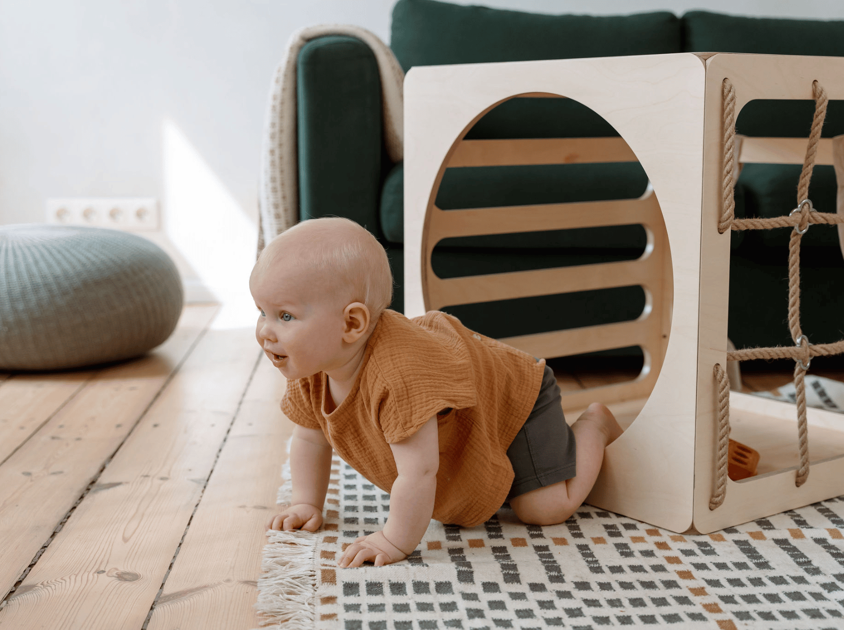 Supports learning to crawl