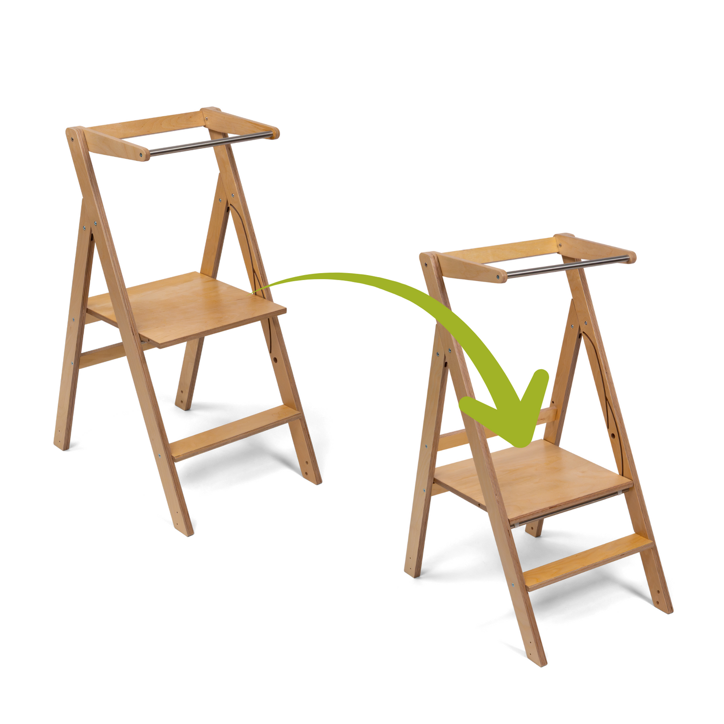 STEP'n'FOLD • Foldable helper tower with adjustable height