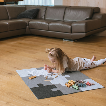 Felt Puzzle Playmat • Add-on for Climbing Toys