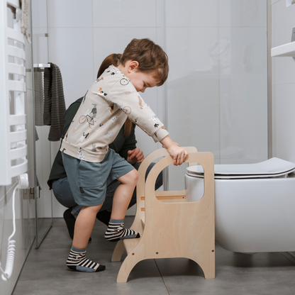 MIIMO • Adjustable height step stool / exhibition model