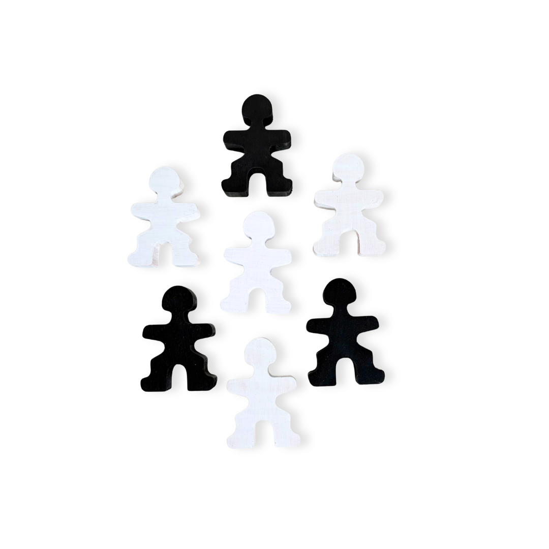 Flockmen® • Black & White set (40 pcs)