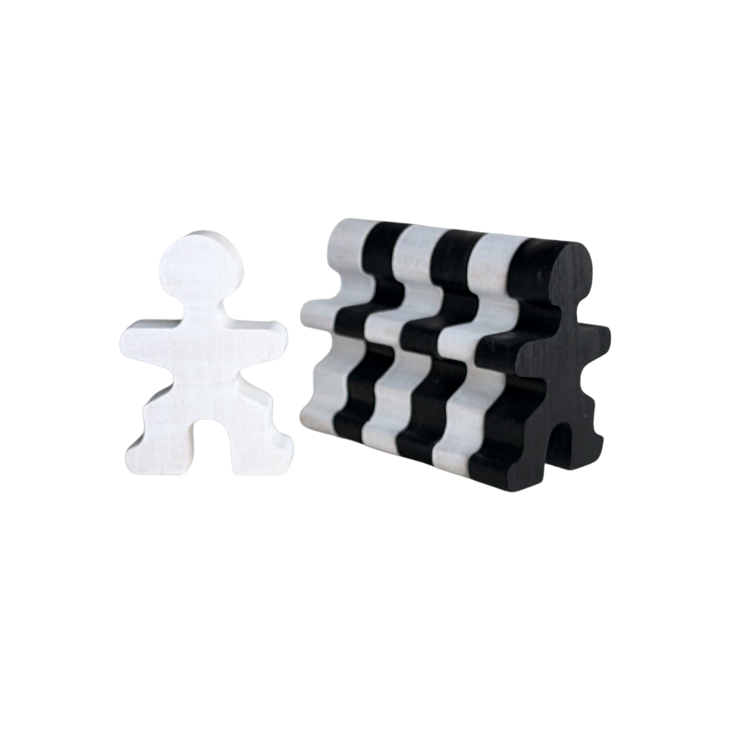 Flockmen® • Black & White set (40 pcs)