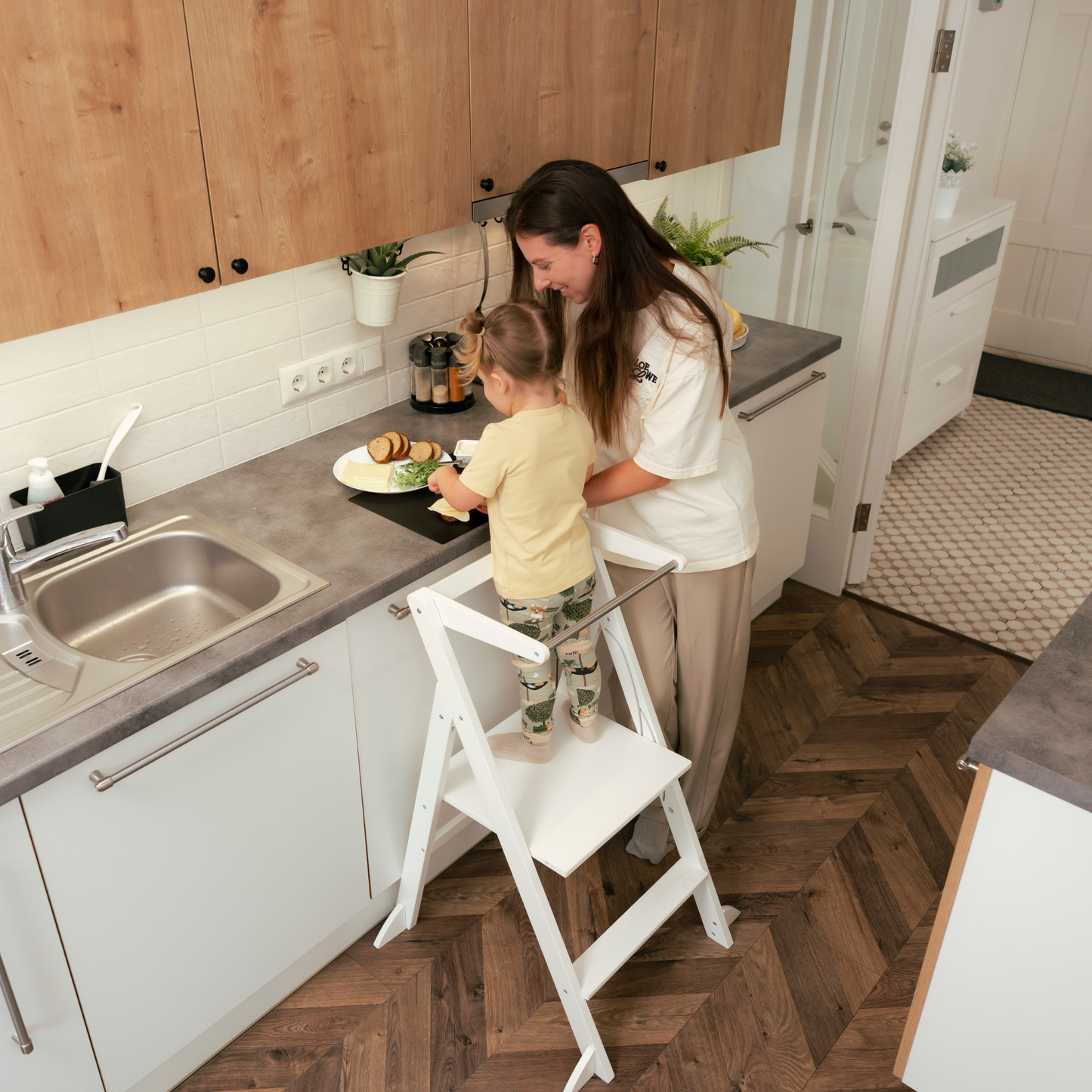 Papildu atbalsta kājas kāpslītim STEP'n'FOLD