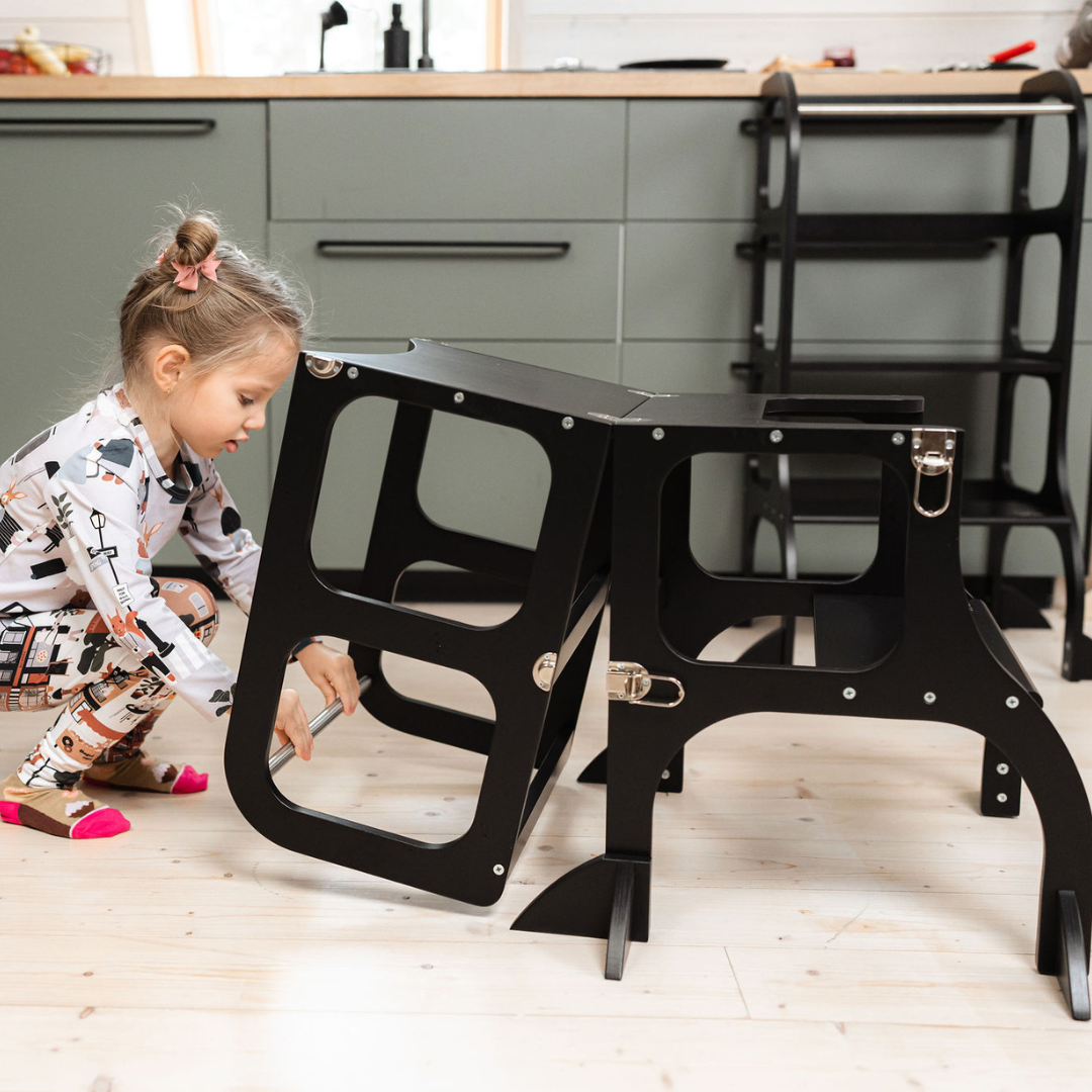 STEP'n'SIT® • Tour d’apprentissage - Table • Convertible 2-en-1