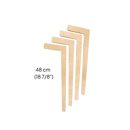 Height-extendable legs • Add-on for TULLA table