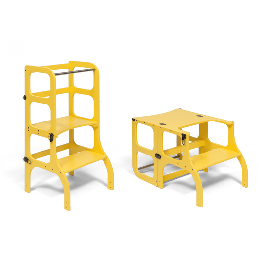 Edición limitada 2023 - Helper Tower -Table STEP'n'SIT® en amarillo