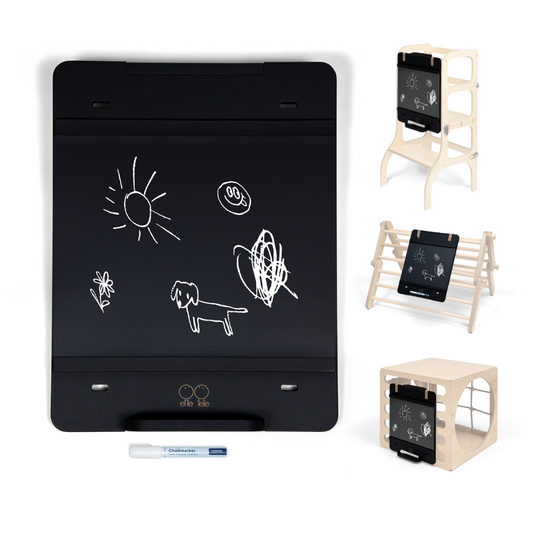 Tableau noir de dessin, double face • Accessoire pour les jouets d’escalade